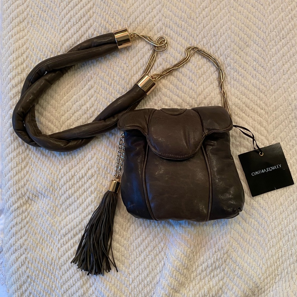 Cynthia Rowley Dicso Chic Padded Lambskin Leather